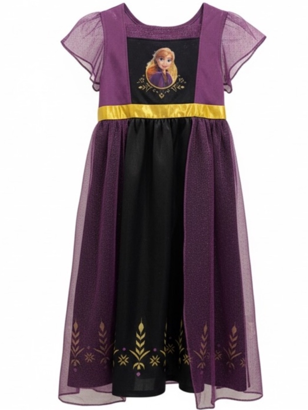Disney Anna Frozen Costume Nightgown Dress